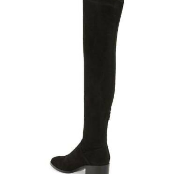 Steve Madden Gabbie Thigh High Over-Knee Boots Black Microsuede 8.5 - Picture 12 of 12